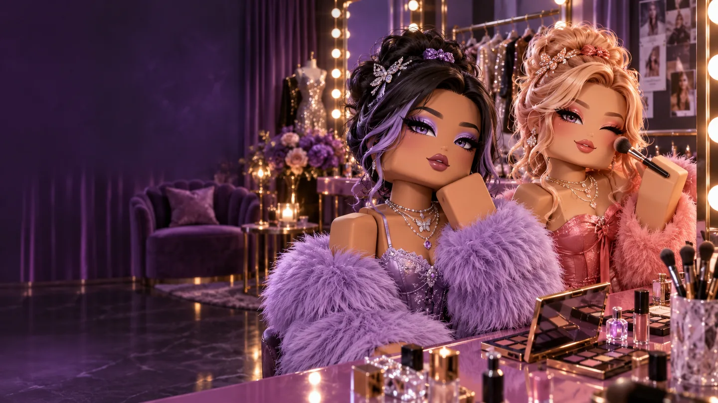 Makeup Mania original editorial illustration